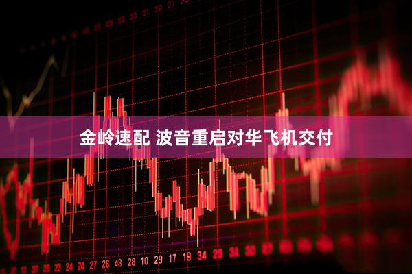 金岭速配 波音重启对华飞机交付